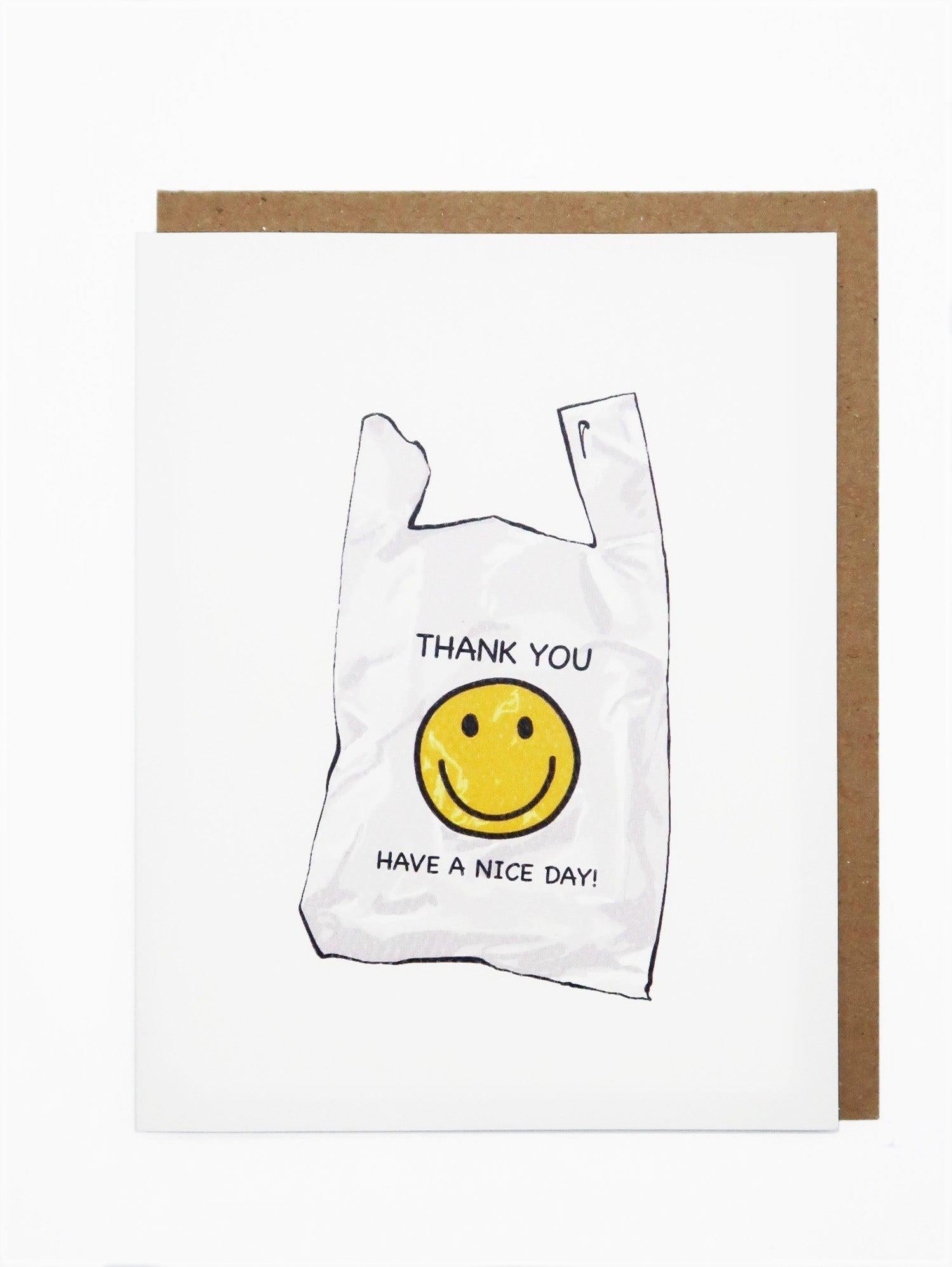 Noted By Copine Thank You Card - Thank You Bag