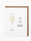 Noted By Copine Fun Card - Sip Sip Hooray