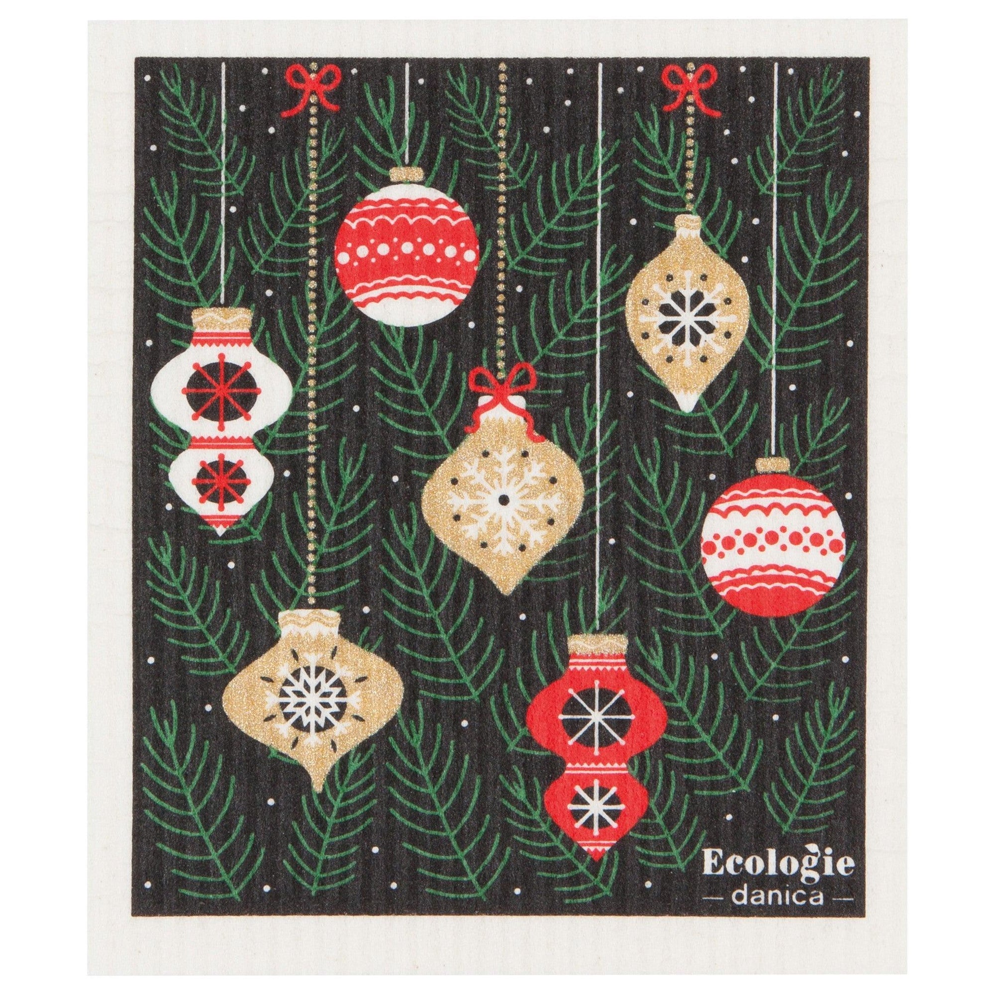 Now Designs Christmas Swedish Dish Cloth Festive