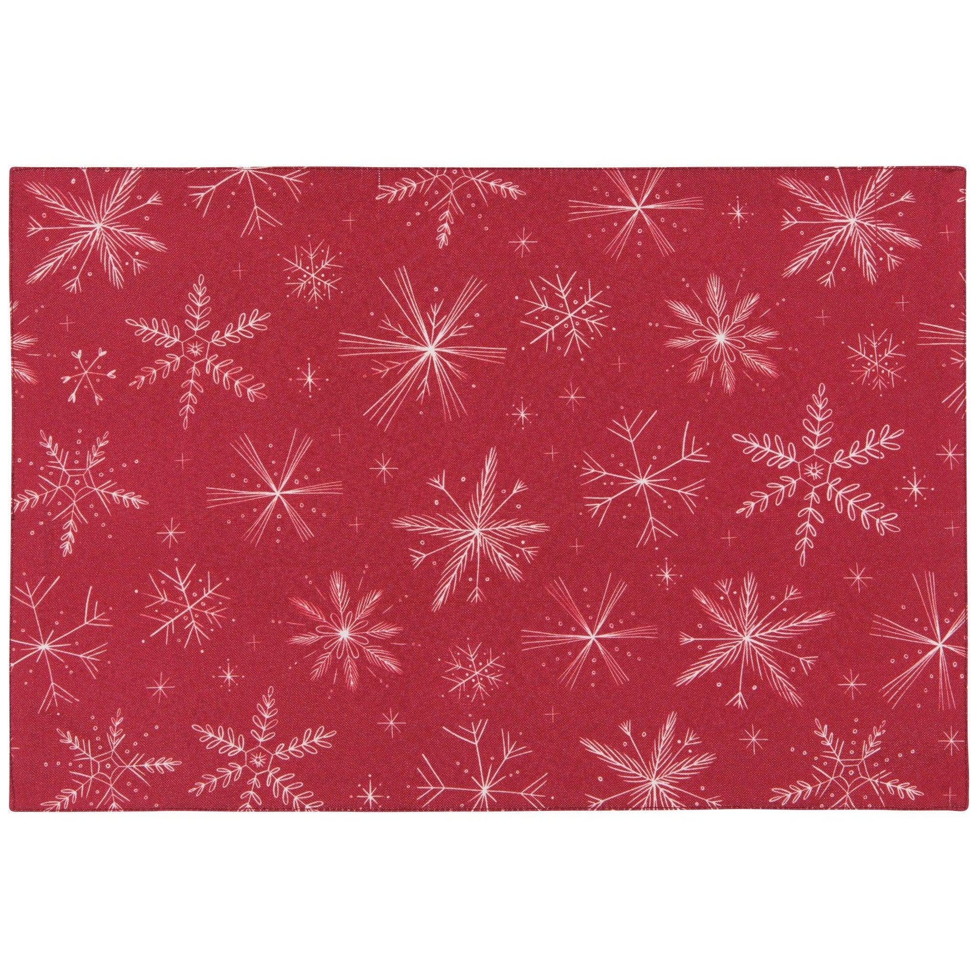 Now Designs Clean Coast Christmas Placemat Snowflakes