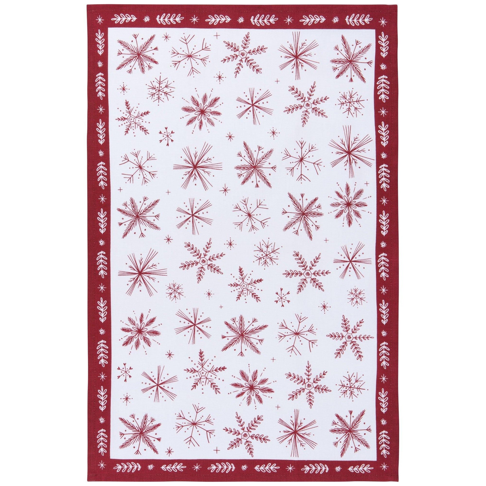 Now Designs Christmas Tea Towel Snowflakes