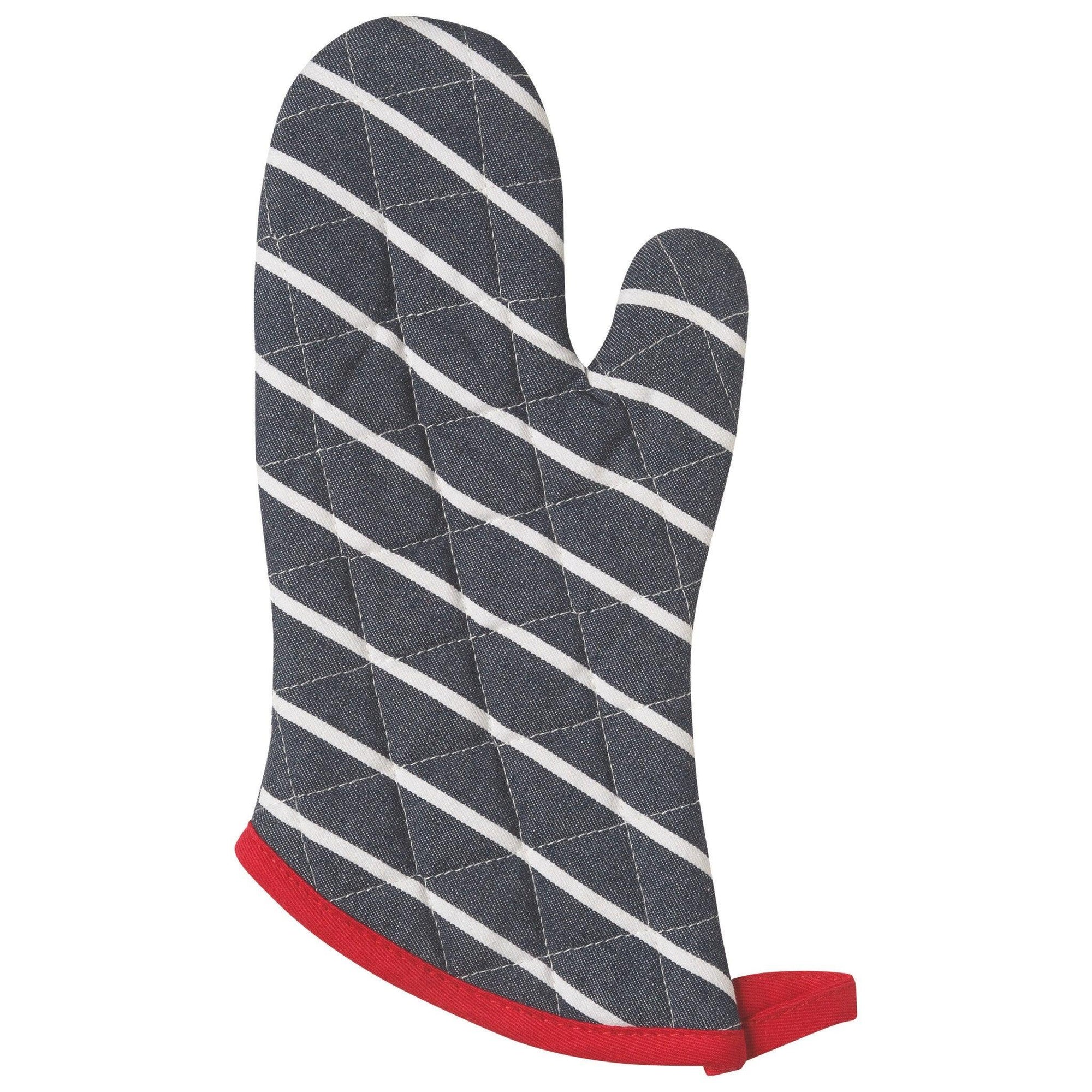 Now Designs Oven Mitt Butcher Stripe