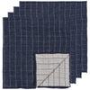 Danica Double Weave Midnight Napkin Set Of 4