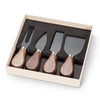 Abbott Walnut Handled Cheese Knives Set Of 4