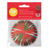 Wilton Christmas Baking Cups 24 Count - Swirl