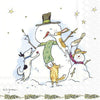 IHR Christmas Luncheon Napkin 20 Pack Snowman With Friends