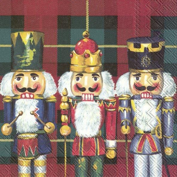 IHR Christmas Cocktail Napkin 20 Pack Nutcracker