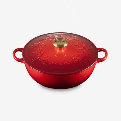 Le Creuset Christmas Holly Chef's French Oven 4L