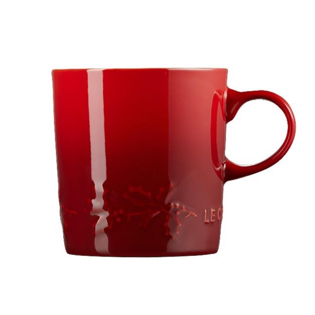 Le Creuset Christmas Holly Collection London Mug 12oz