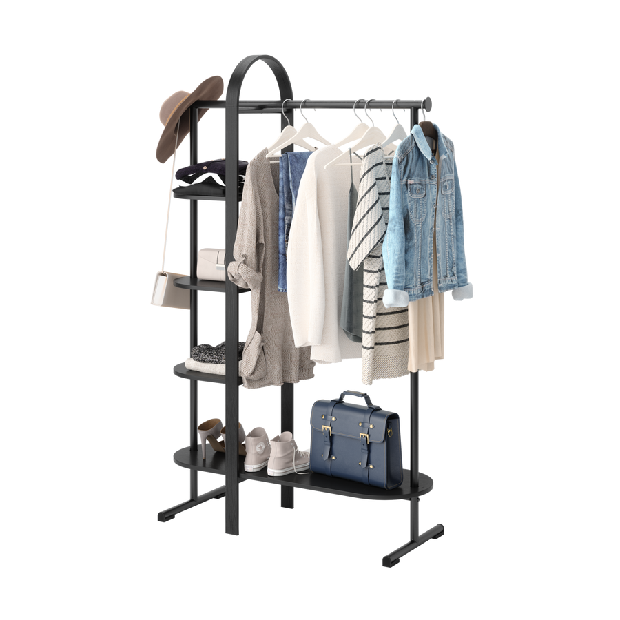 Umbra Bellwood Garment Rack - Midnight Black