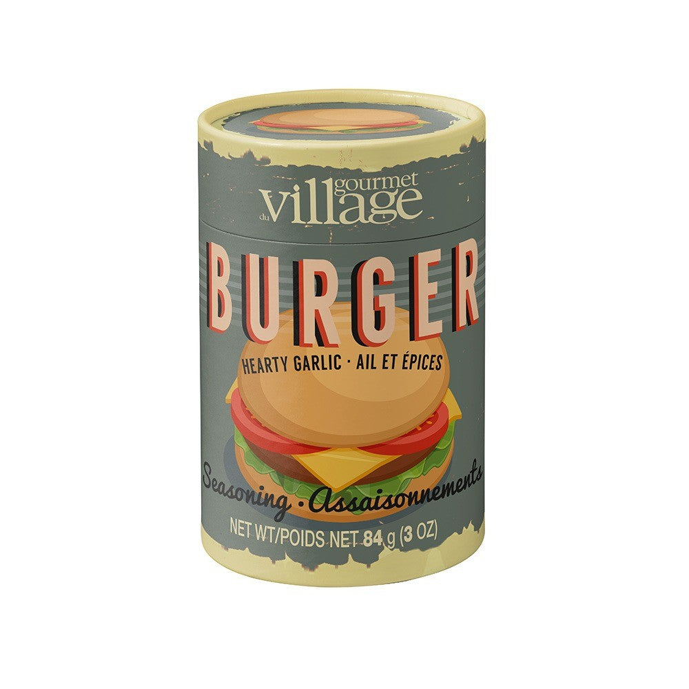 Gourmet Du Village Seasoning Canister Hearty Garlic Burger