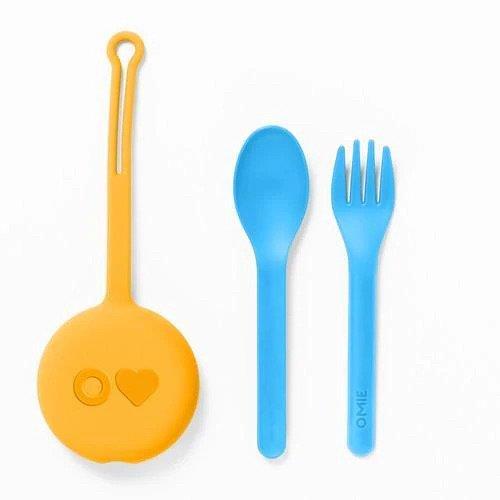 OmieBox - Fork, Spoon & Pod Set - Sunrise