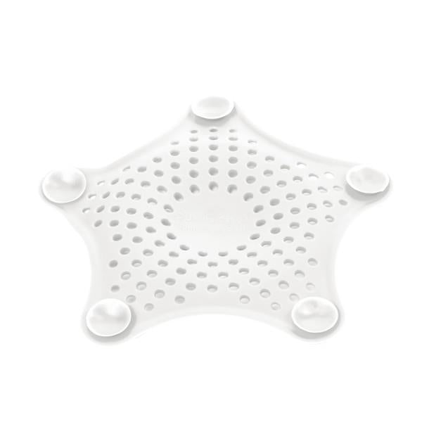 Umbra Starfish Drain Hair Catcher, White