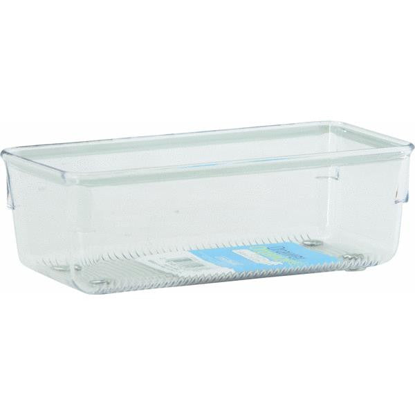 Interdesign Small Square Drawer Organizer - 3x3x2 - Clear - The