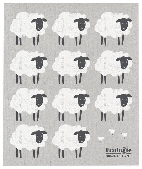 Swedish Kitchen Towels - Sheep - Black - Esthetic Living