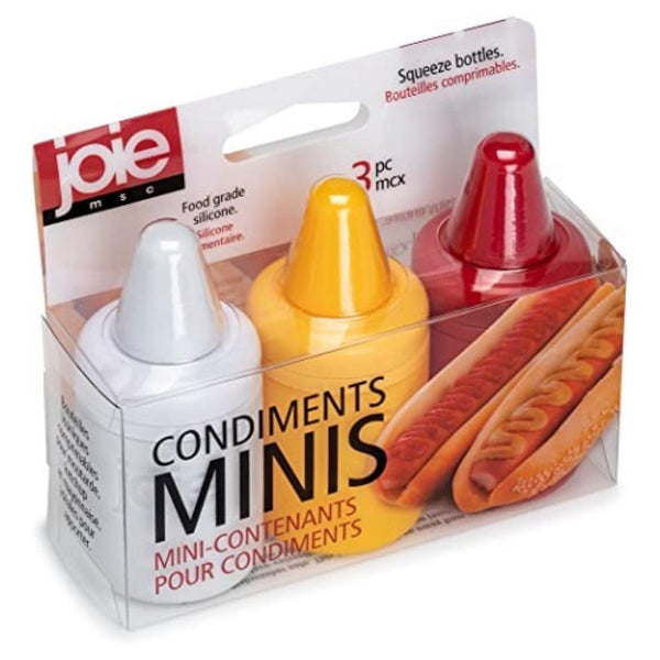 Joie Snack Time Mini Condiment Bottle Set Of 3 34817 - iQ living