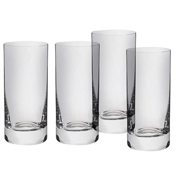 Trudeau Pure Splendido 12.5oz Highball Glasses Set of 4 - iQ living